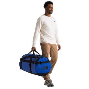 The North Face Base Camp Duffel Bag Backpack Large Blue Travel Gym One Size